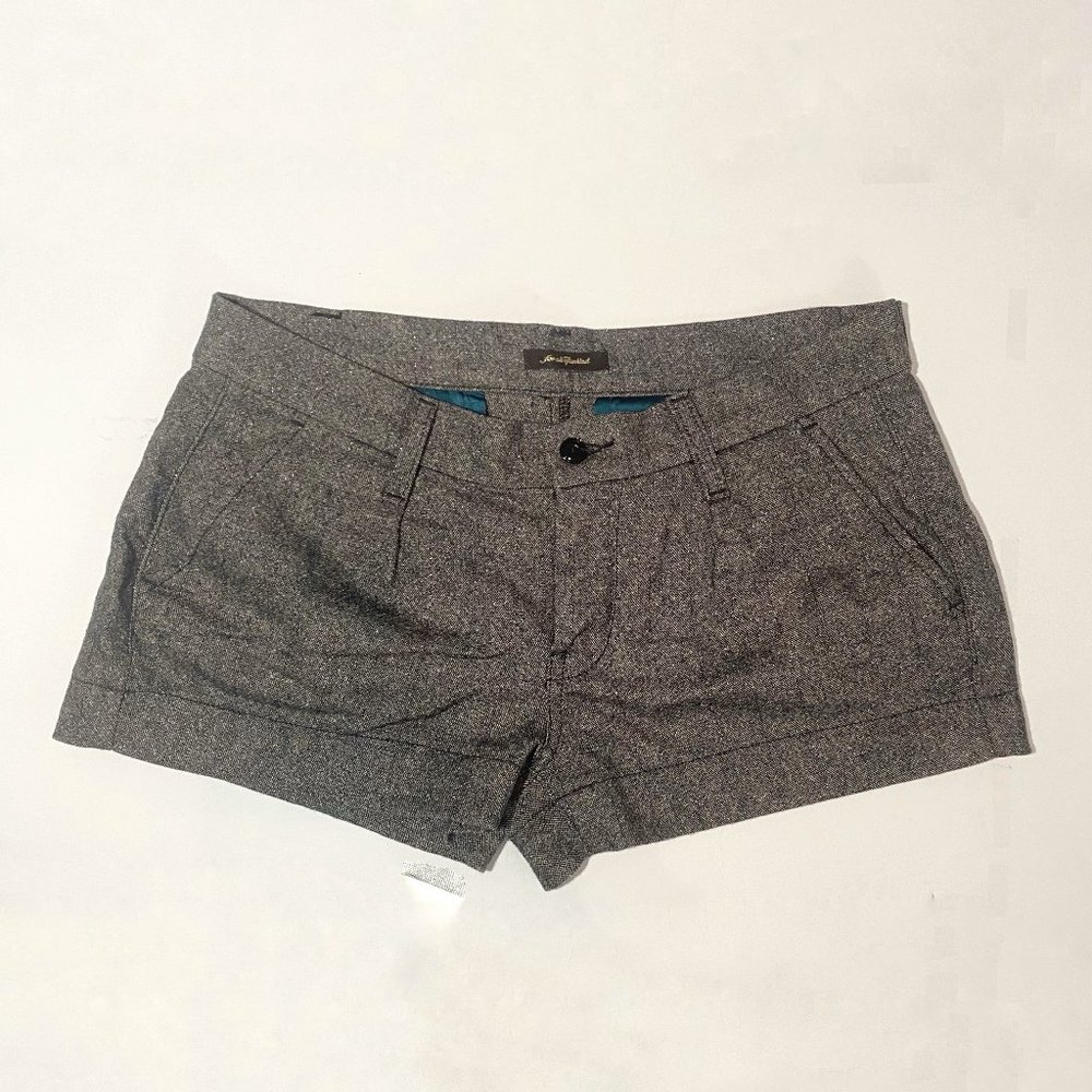 7 FOR ALL MANKIND Wool Blend Tweed Shorts | Women's Size 28